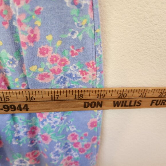 Lauren Ralph Lauren Slvless Midi Baby Doll Sleep Dres V Neck Ruffle Women M Y2K - Picture 13 of 14